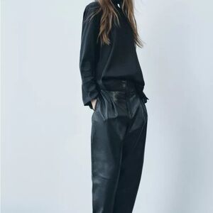 Zara Black Wide Leg Pants